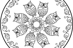 Mandala a colorier gratuit a imprimer 4